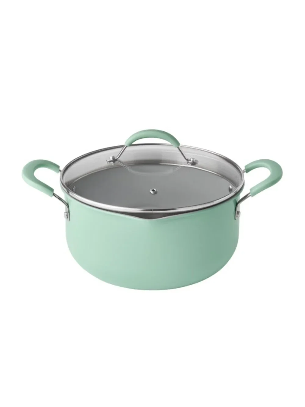 The Pioneer Woman Home Green Sutton 17-Piece Non-Stick Aluminum Cookware Set